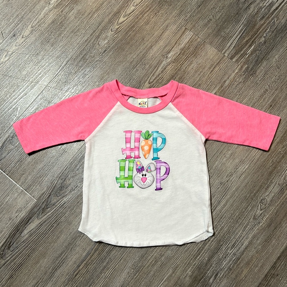 Hip Hop 🐰🐰🐣 Easter Shirt - Size 12M
